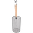 thumbnail image 1 of Mesh Pasta Basket With Wooden Handle Stainless Steel Mesh Spider Strainer Mesh Pasta Basket Stainless Steel Fine Mesh Pasta Basket For Pasta Noodles D, 1 of 5