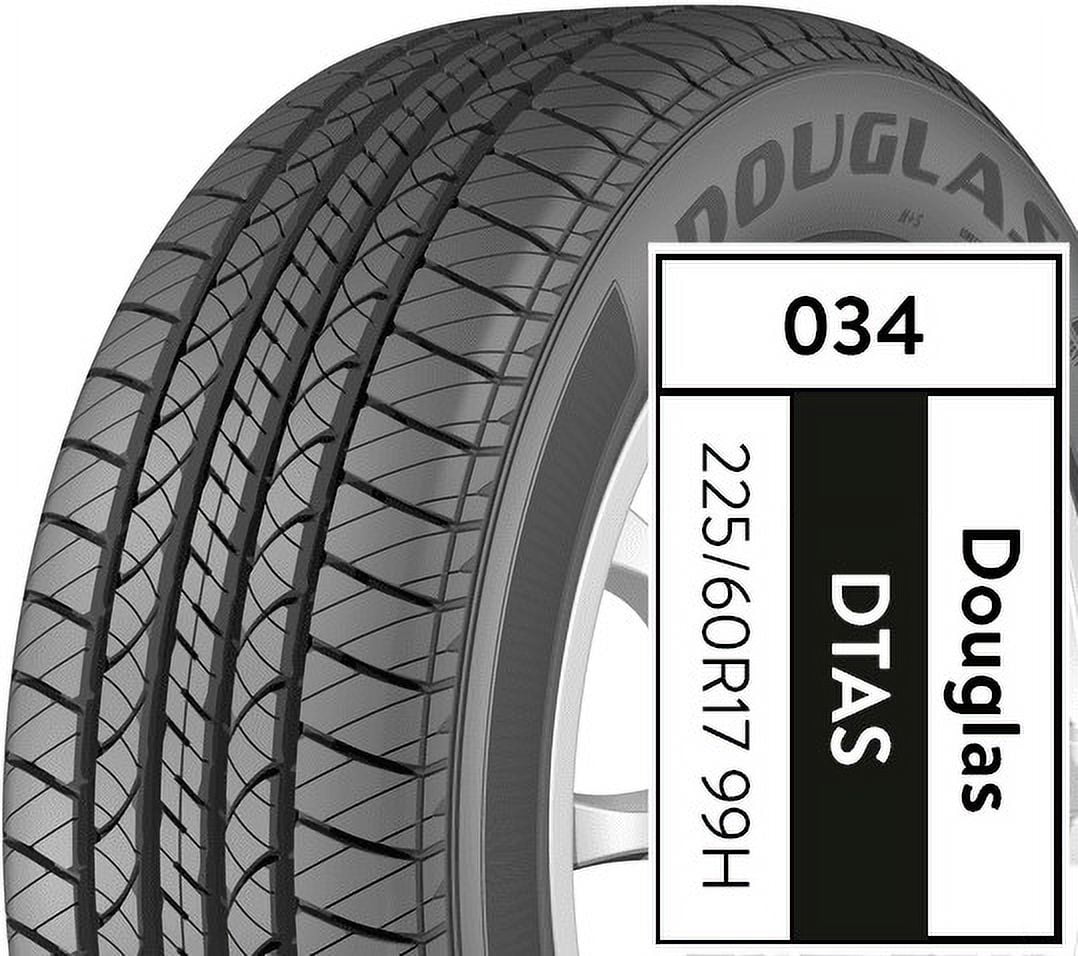 Douglas Touring A/S 225/60R17 99H All-Season Tire