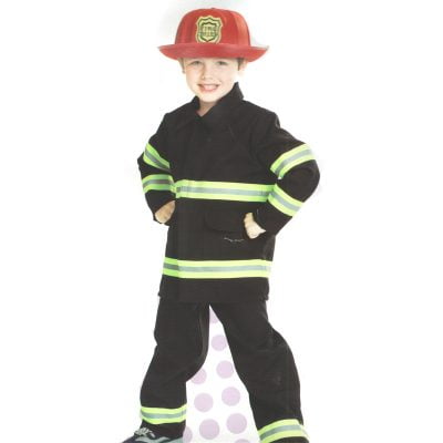 Hat Plastic Fireman Yellow small size for Firefighter Fancy Dress Costume 