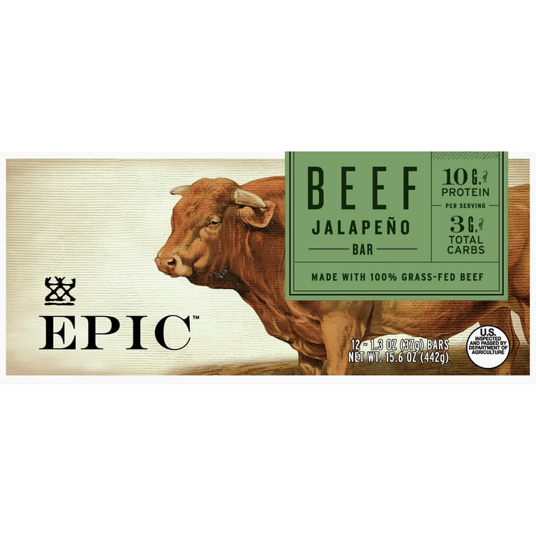 Epic Beef Jalapeno Protein Bar Keto Consumer