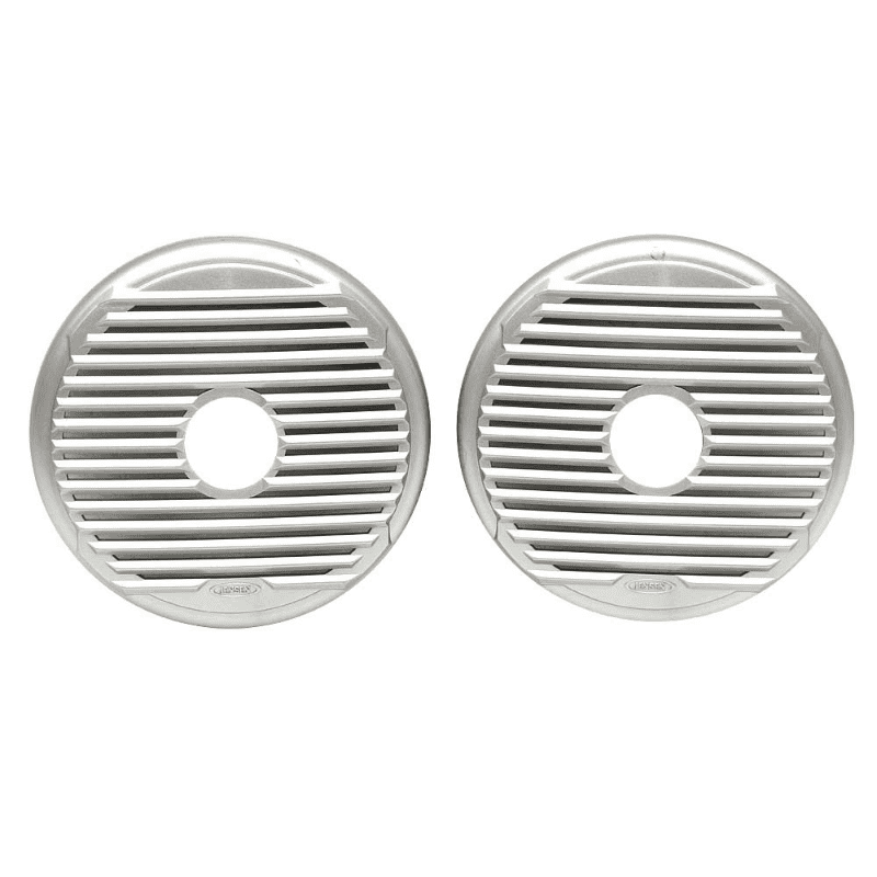 Jensen Audio Boat Speaker Grille Cover 6.5 Inch Gray Plastic (Pair