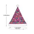 thumbnail image 3 of Fuzoiu Summer Flamingo Print Santa Hat Christmas Hat for kids,Santa Hats with Pompom, Unisex Xmas Holiday Hat for Christmas New Year Festive Party Supplies, 3 of 6