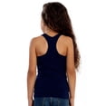 thumbnail image 2 of Kurve Premium Girls Seamless Supersoft Wide Strap Comfortable Racerback Tank Top for Kids, Dance Class, Yoga Class, Gymnastic Class, (Made with Love in The USA), 2 of 2
