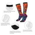 thumbnail image 6 of Lsque Butterfly Flower Cascade Printed Crew Socks Men's Women's LightWeight Thin Casual Calf Socks ,Knee High Socks,Cotton Socks, 6 of 9