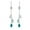 Ocean Blue, variant on - Teal Earrings - Teal Jewelry - Showstopper Teal Crystal Earring (Tantalizing Teal)