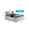 thumbnail image 2 of Glory Furniture Marilla King Storage Bed in White, 2 of 2