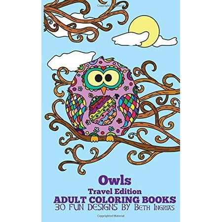 Owls Coloring Book Kamisco