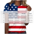 thumbnail image 5 of Qingpeng 4th of July Patriotic T Shirts for Women Summer Star Print Shirts Women's Independence Day Short Sleeve Casual Tee Tops, 5 of 5