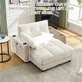 thumbnail image 5 of Villeston Sleeper Sofa Couch Bed,Oversized Chaise Lounge Chair Cozy Corduroy for living room,Beige, 5 of 6