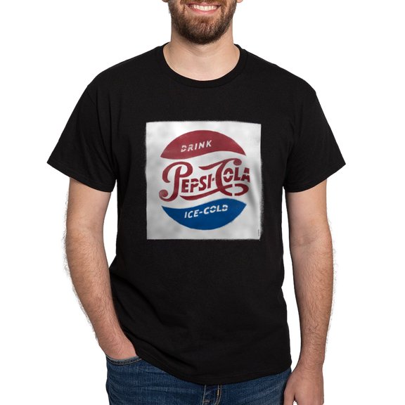 CafePress - Pepsi Cola Ice Cold Light T Shirt - Men's Classic Graphic Cotton T-Shirt