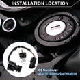 thumbnail image 3 of Interruptor de Llave de Encendido Unique Bargains Conjunto de Interruptor de Encendido No. 4SH825100000/4SH825100100 para Yamaha RAPTOR 700 2009-2020 1 Conjunto, 3 of 6