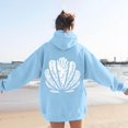 thumbnail image 4 of Women Girls Graphic Oversized Hoodies Print Sweatshirts Ocean Themed Graphic Pullover Preppy Hoodies (A2-Sky Blue XXL), 4 of 6