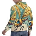 thumbnail image 6 of Wukai Cartoon Dragonfly Art Print Men Hoodies Fleece Sweatshirts Long Sleeve Sweaters Pullover Fall Outfits Winter Clothes-XX-Large, 6 of 7