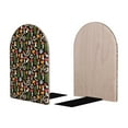 thumbnail image 2 of Easygdp Mushrooms 2 Pcs Bookend Large Capacity Office Book Ends for Home Office Library School Study Decoration, 2 of 8