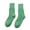 Green, variant on Naierhg Thermal socks 1 Pair Mid-Tube Ribbed Cuffs High Elasticity Women Socks Winter Solid Color Thickened Fleece Lining Snow Socks Coffee