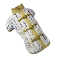 thumbnail image 1 of Billuyoard Ropa para perros, ropa para mascotas, traje Tang, estilo chino de Año Nuevo, calidez de invierno, múltiples estilos flexibles para caniche Ropa para mascotas blanco L Billuyoard PT000712-04, 1 of 6