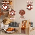 thumbnail image 3 of 25Pcs Kraft Paper Bread Bags, Brown Bakery Bags for Homemade Bread & Food Packing Storage with Clear Window, Sourdough Loaf Bread Bags with Label Seal Stickers, 3 of 7