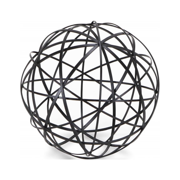 Black Metal Wire Decorative Sculpture