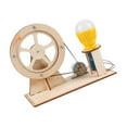 thumbnail image 1 of Wooden Hand Cranked Power Generator Scientific Experiment for Boy hand cranked Girls, 1 of 9