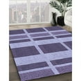 thumbnail image 3 of Ahgly Company Machine Washable Indoor Rectangle Transitional Purple Mimosa Purple Area Rugs, 7' x 9', 3 of 7