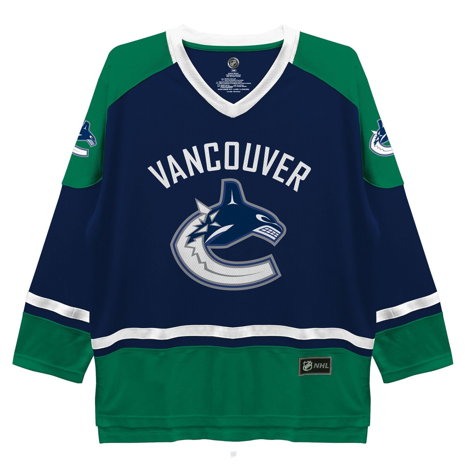 Deluxe Chandails de Fans de Hockey à manches longues pour homme de la LNH des Canucks de Vancouver P-TG