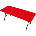 thumbnail image 2 of Arkansas Razorbacks Tailgate Fitted Tablecloth, 33" x 33", Card Table 72" x 30", 6 ft table, 2 of 5