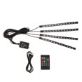 thumbnail image 2 of Luz de tira LE coche, luces de atmósfera del coche de música Multicolor LED, con función activa , puerto USB de Control remoto Baoblaze Luces de la atmósfera del coche, 2 of 6