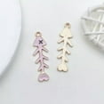 thumbnail image 7 of U8MO 10pcs Pink Jewelry Making Charms Enamel Pendant For DIY Jewelry Making Handmade-10pcs Cat 10x15mm, 7 of 7