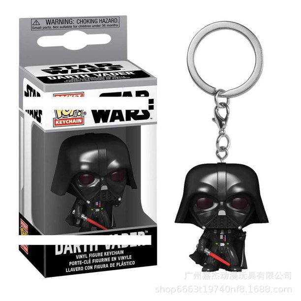 Llavero periférico de Star Wars Mandalorian Boba Stormtrooper Vader figura llavero colgante