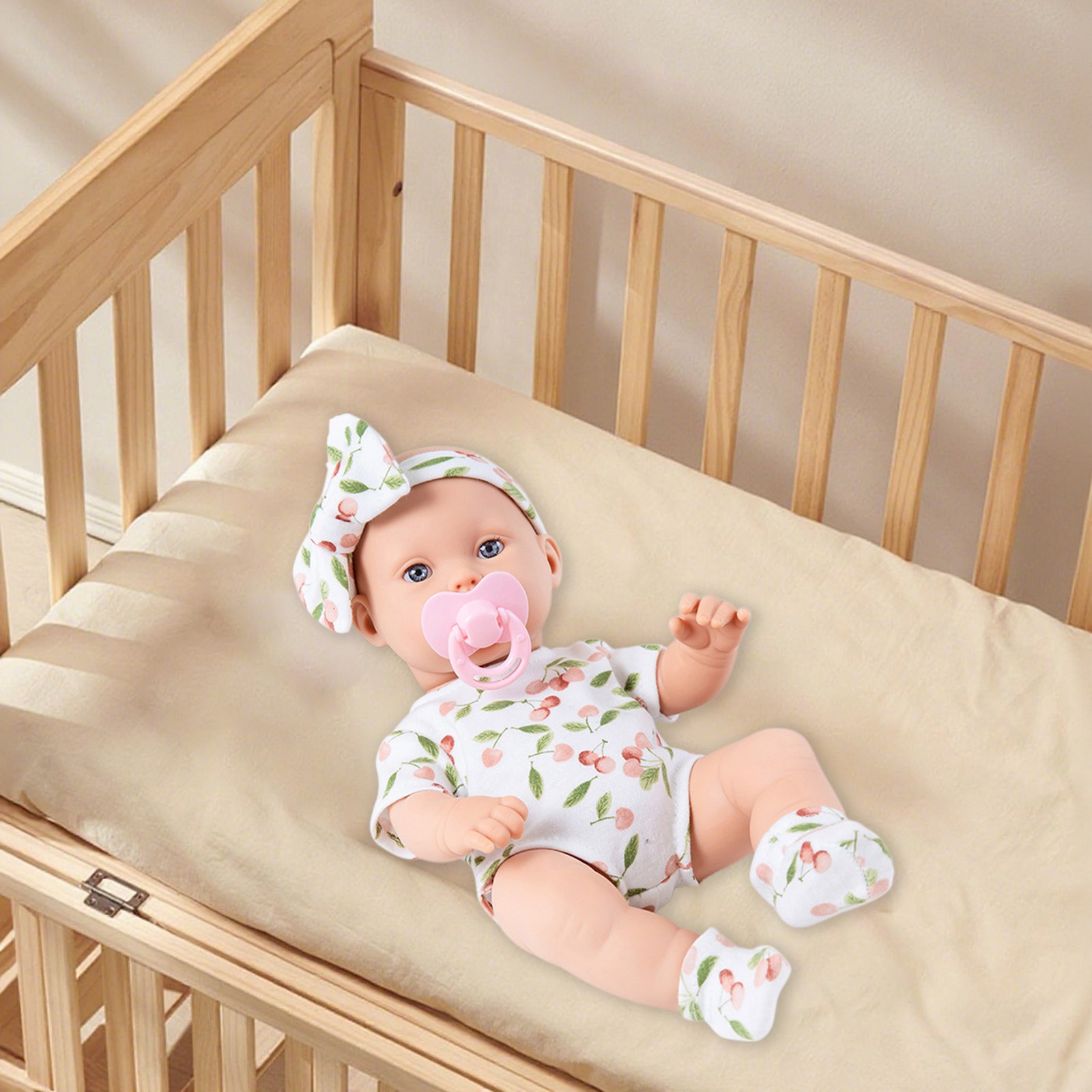 Realistic Reborn Baby Dolls - 12 Inch Real Life Baby Dolls Girl Lifelike Baby Doll with Accessories Cute Infant Figurine Gifts for Teens Girls Boys Toddlers Kids 3+ Years Old