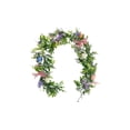 thumbnail image 2 of Colorful Easter Egg Garland with Bow - 6ft Spring Wreath for Front Door, Indoor & Outdoor Home Decor, 2 of 9
