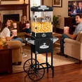 thumbnail image 3 of 10 OZ Popcorn Machine, ENYOPRO Popcorn Maker with Cart, 40-Cup Capacity, Removable Stainless Steel Kettle, Perfect for Home Theater, Party, Wedding & Birthday,Black, 3 of 15