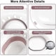 thumbnail image 4 of Foldable Sitz Bath For Toilet,seat Sitz Bath Basin For Pregnant Women,hemorrhoids,elderly,fits Universal Toilets And Commode Chair (pink), 4 of 5