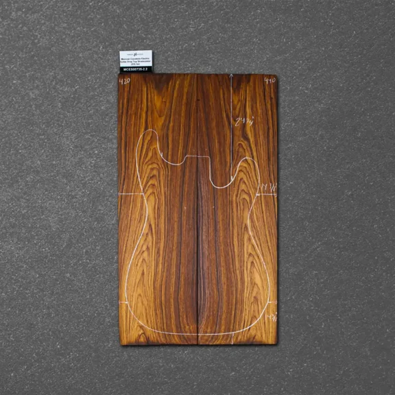 Mexican Cocobolo Electric Guitar Drop Top Stratocaster (ES) Set – MCES000735-2.2