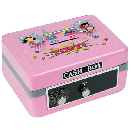 Personalized Boys Super Hero Cash Box