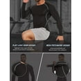 thumbnail image 5 of ANYFIT WEAR Men Athletic Cool Dry Fit T Shirts Long Sleeve Fitness Running Sports Muscle Gym Workout Patchwork Undershirt, 5 of 6
