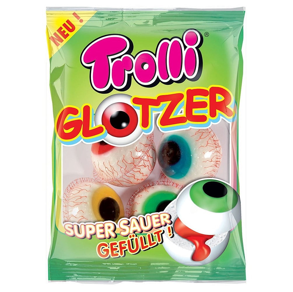 Buy Trolli Glotzer Eyeball Shaped Marshmallow and Fruit Gums w sour