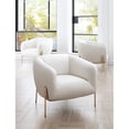 thumbnail image 2 of ZUO Fauteuil Micaela Ivoire & Or, 2 of 6