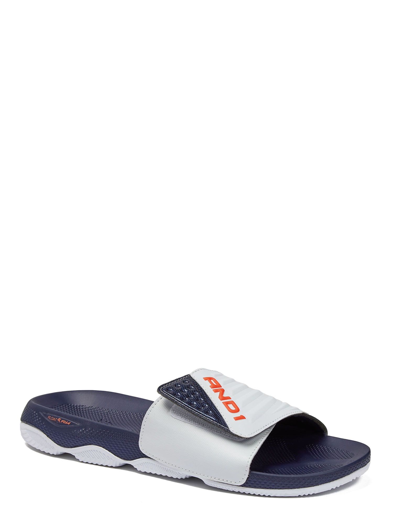 AND1 Men's Swish 2.0 Adjustable Slide Sandals