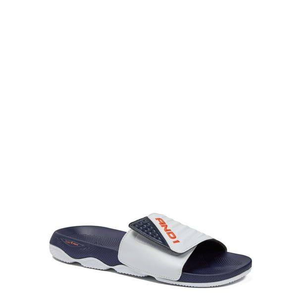 AND1 Men's Swish 2.0 Adjustable Slide Sandals