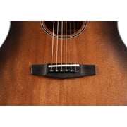 Cort COREDCOPB Dreadnought Cutaway Acoustic Electric Guitar - Open Pore Black