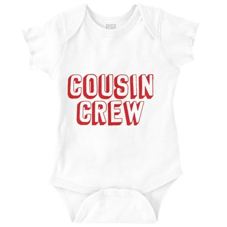 

Cousin Crew Adorable Family Friends Romper Boys or Girls Infant Baby Brisco Brands 12M