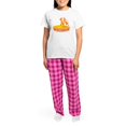 thumbnail image 4 of CafePress - Vintage Wisconsin Cheese Pajamas - Women's Short Sleeve Print T-Shirt and Pants Light Cotton Pajama Set, 4 of 7