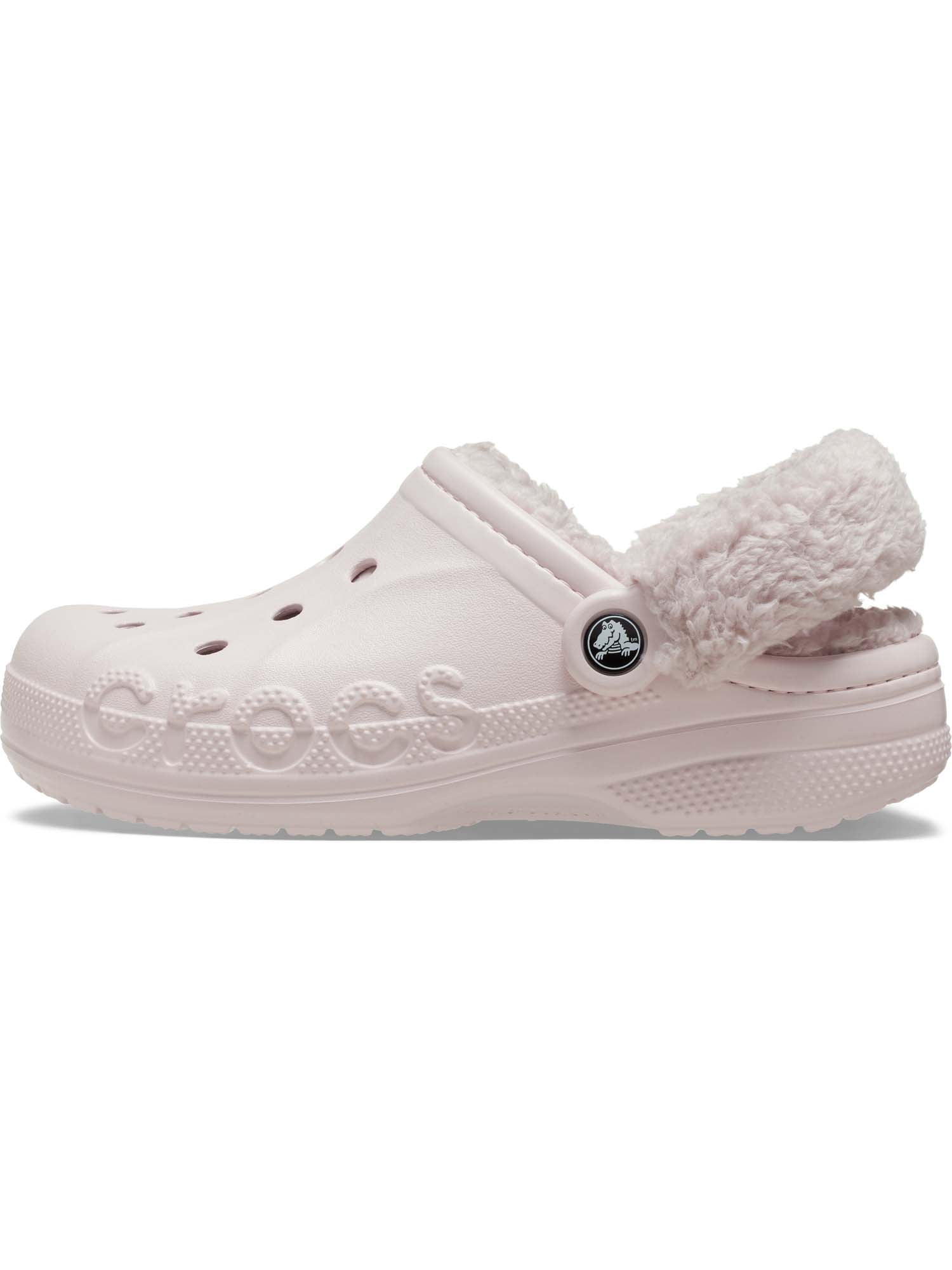 Crocs Unisex Baya Lined Fuzz Strap Clogs