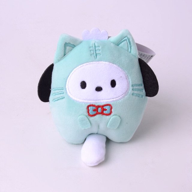 Muñeco de peluche con diseño de animales de peluche para niños, muñeco de peluche con diseño de animales Kawaii, de 10CM, con diseño de Cinnamoroll Kuromi PurinPochacco A9about 10cm Fivean Toy model
