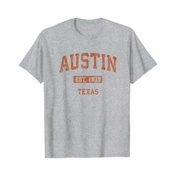 Austin Texas TX Vintage Athletic Sports Design T-Shirt