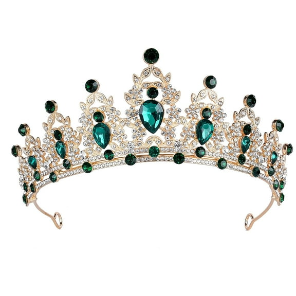 Red Crowns for Women,Red Tiaras for Women,Gold Crown Royal Queen Crown and Tiaras Princess Crown for Women and Girls,Party Halloween Costume Prom Birthday Bridal Wedding Hair Accessories