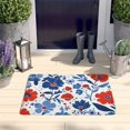 thumbnail image 2 of Pioneer Flower Floral Print Flannel Non Slip Door Rugs,Washable Door Mats Indoor,Decorative Door Mats,Dirt-Resistant and Absorbent Doormat for Entrance,Bedroom,Kitchen,Bathroom,31.5"x17", 2 of 4