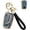 4 Buttons Gold Gray, variant on Key Fob Cover Compatible with Toyota Camry SE/LE 2018-2024 Corolla SE/LE 2019-2025 Highlander C-HR Fortuner 4 Button Keychain Case Holder Protector,2 Buttons Gold Black