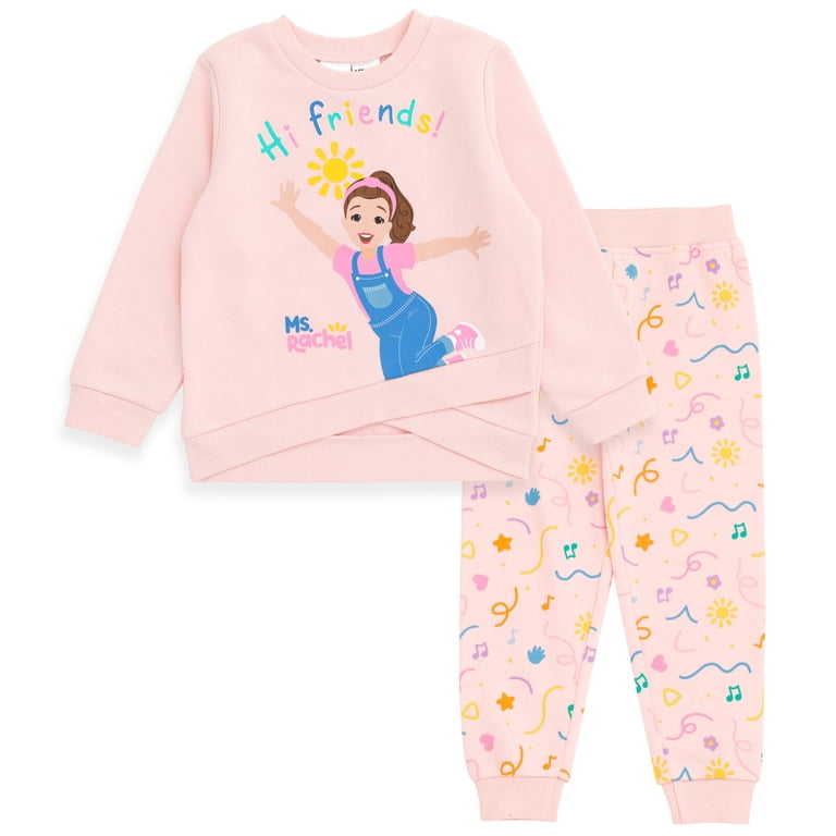 Ms. Rachel Fleece Crossover Sweatshirt and Jogger Set photo 1